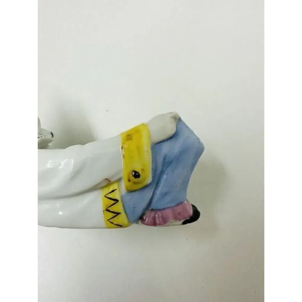 Vintage porcelain Pierrot Clown Pipe Rest/Holder Made by Sitzendorf‎ of Germany